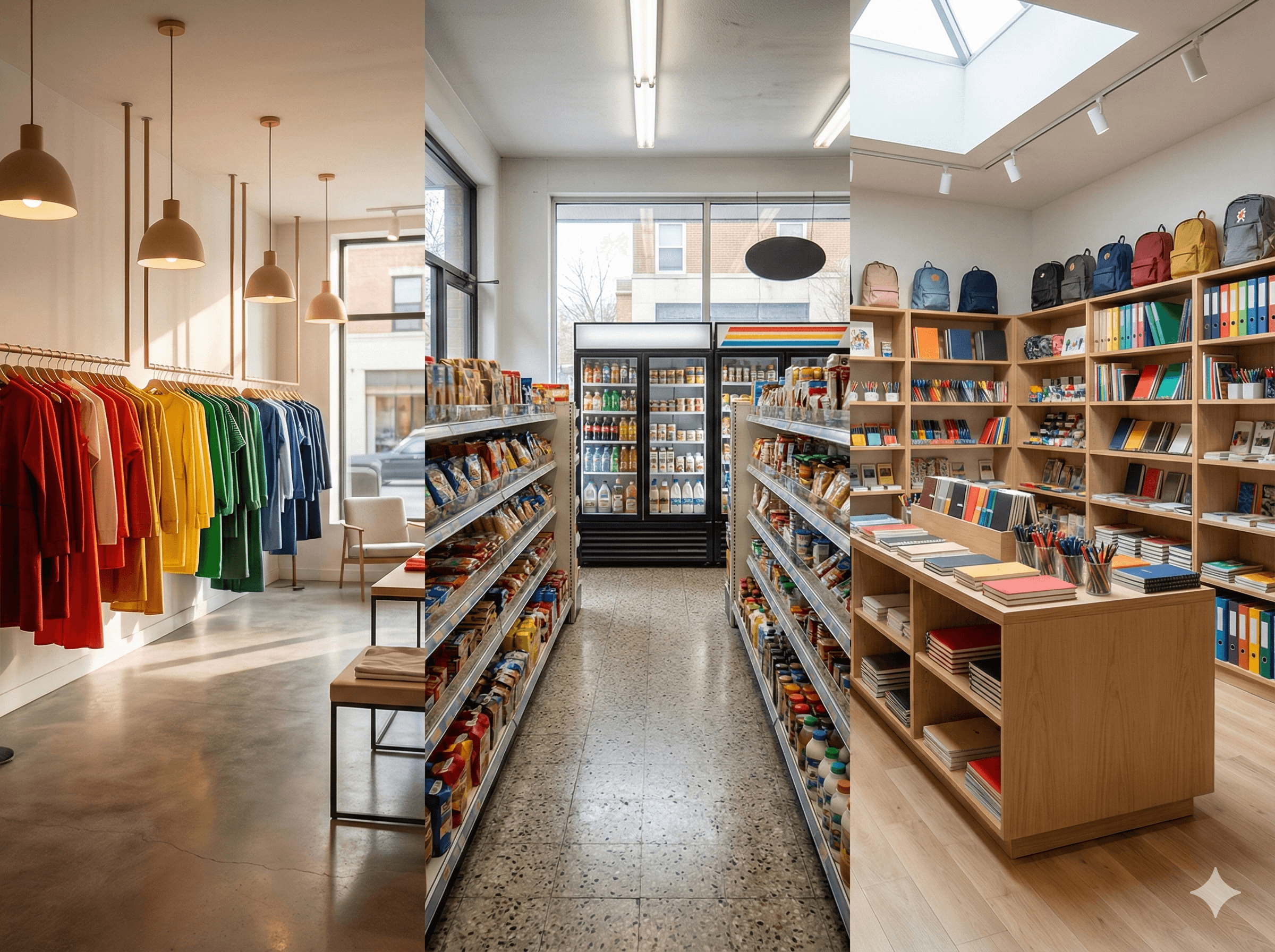 Orbita POS en diferentes tipos de tiendas